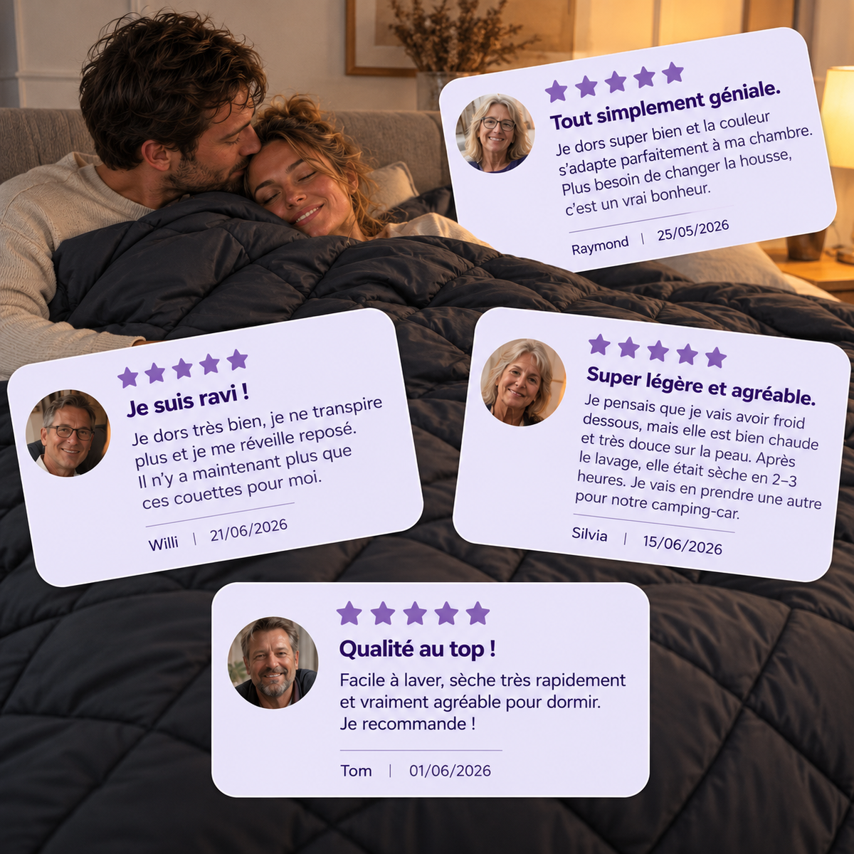 EasySleep™ – Couette 2 en 1