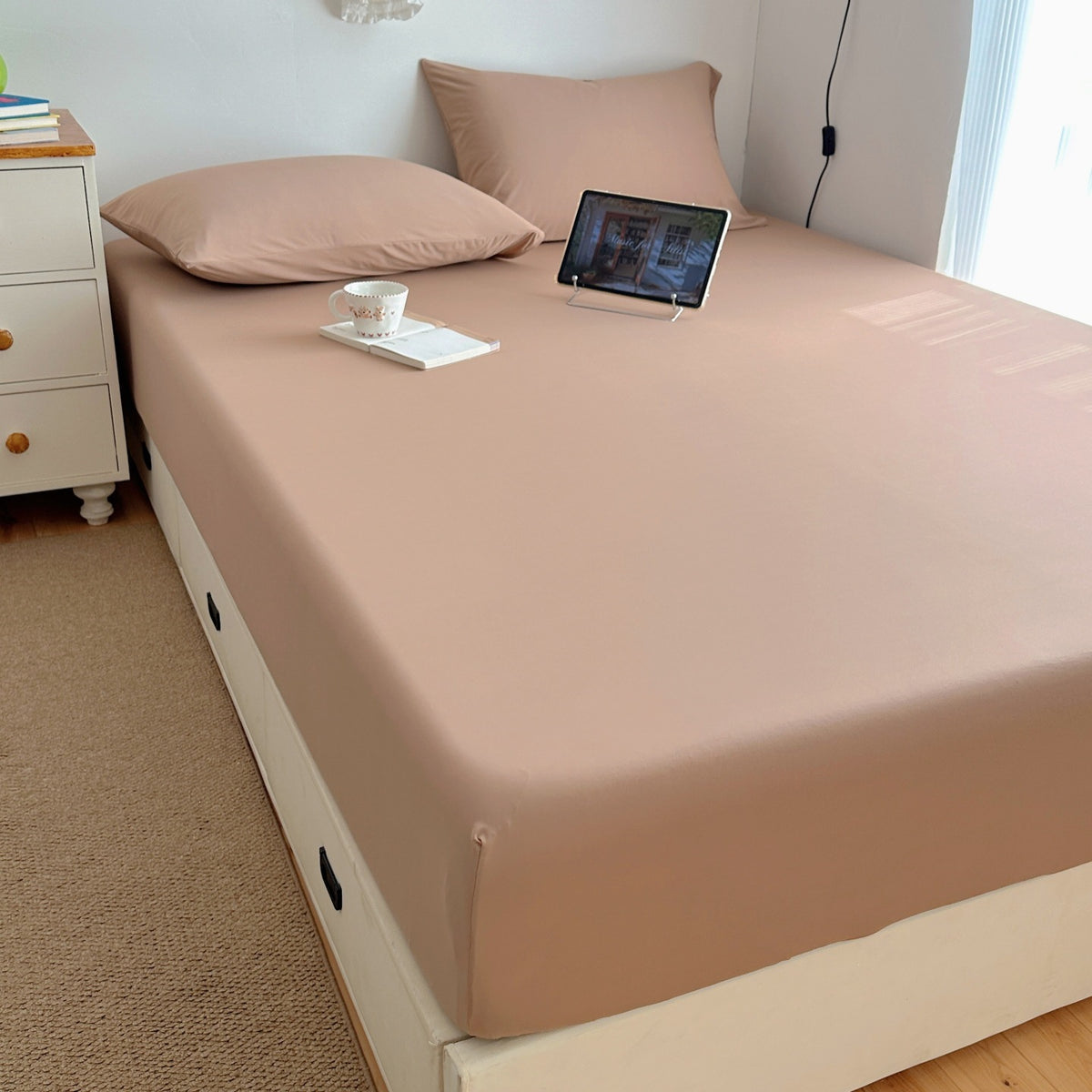 Drap-housse CloudFit Moka