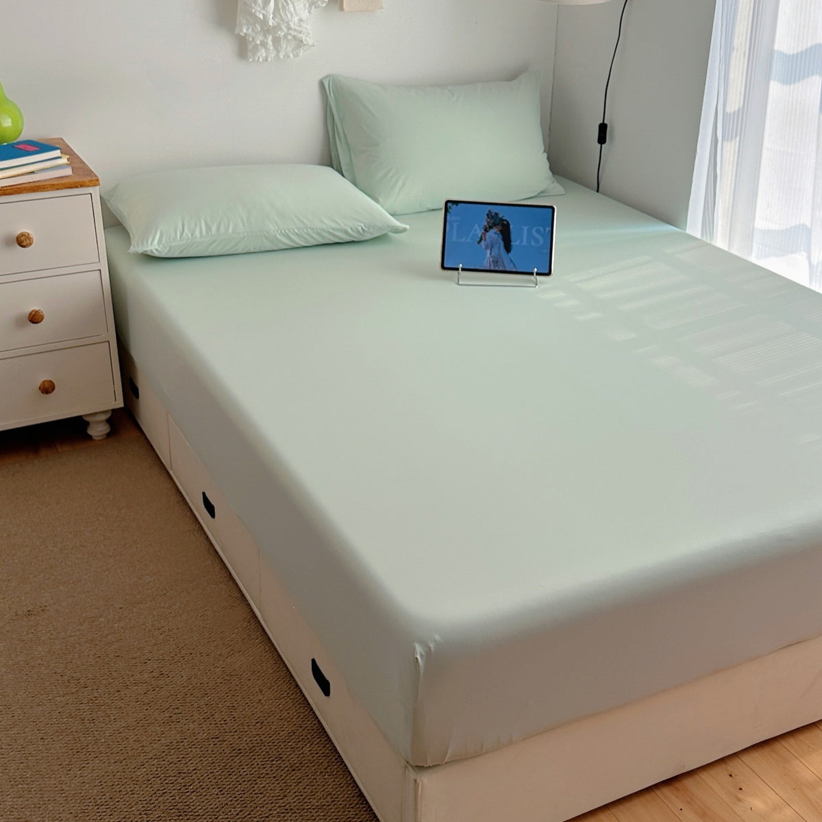 Drap-housse CloudFit Vert menthe