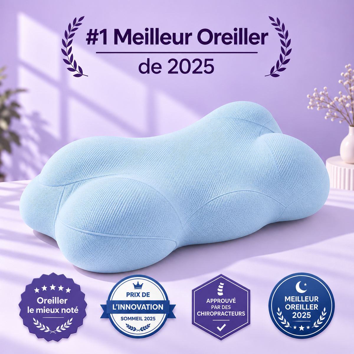 CloudSleep™ – Oreiller Ergonomique
