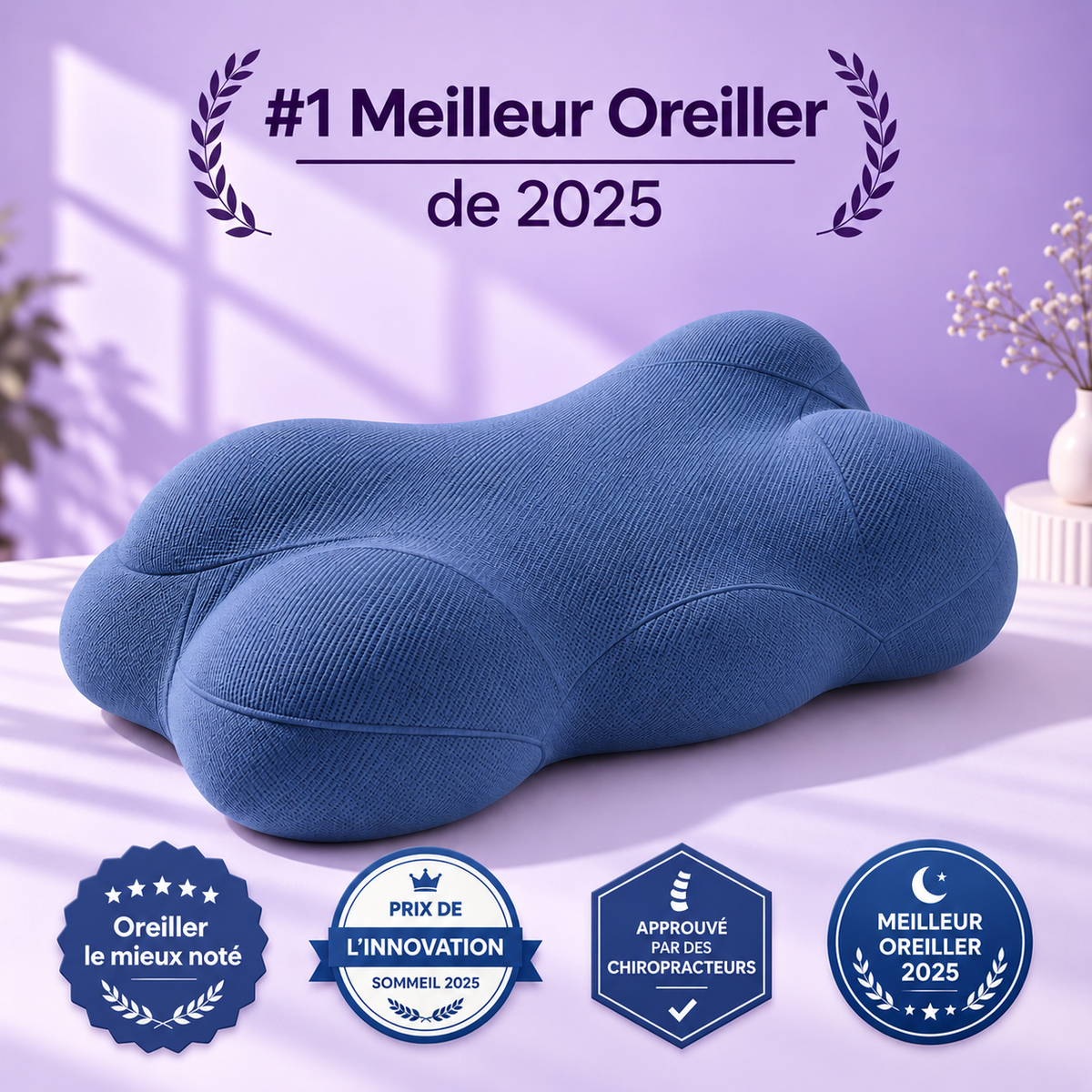 CloudSleep™ – Oreiller Ergonomique