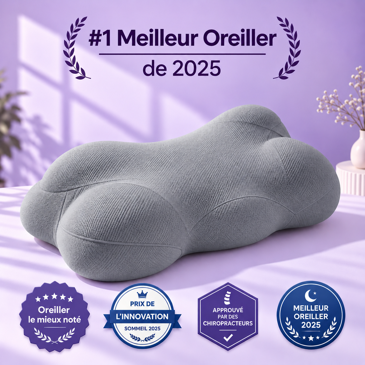 CloudSleep™ – Oreiller Ergonomique