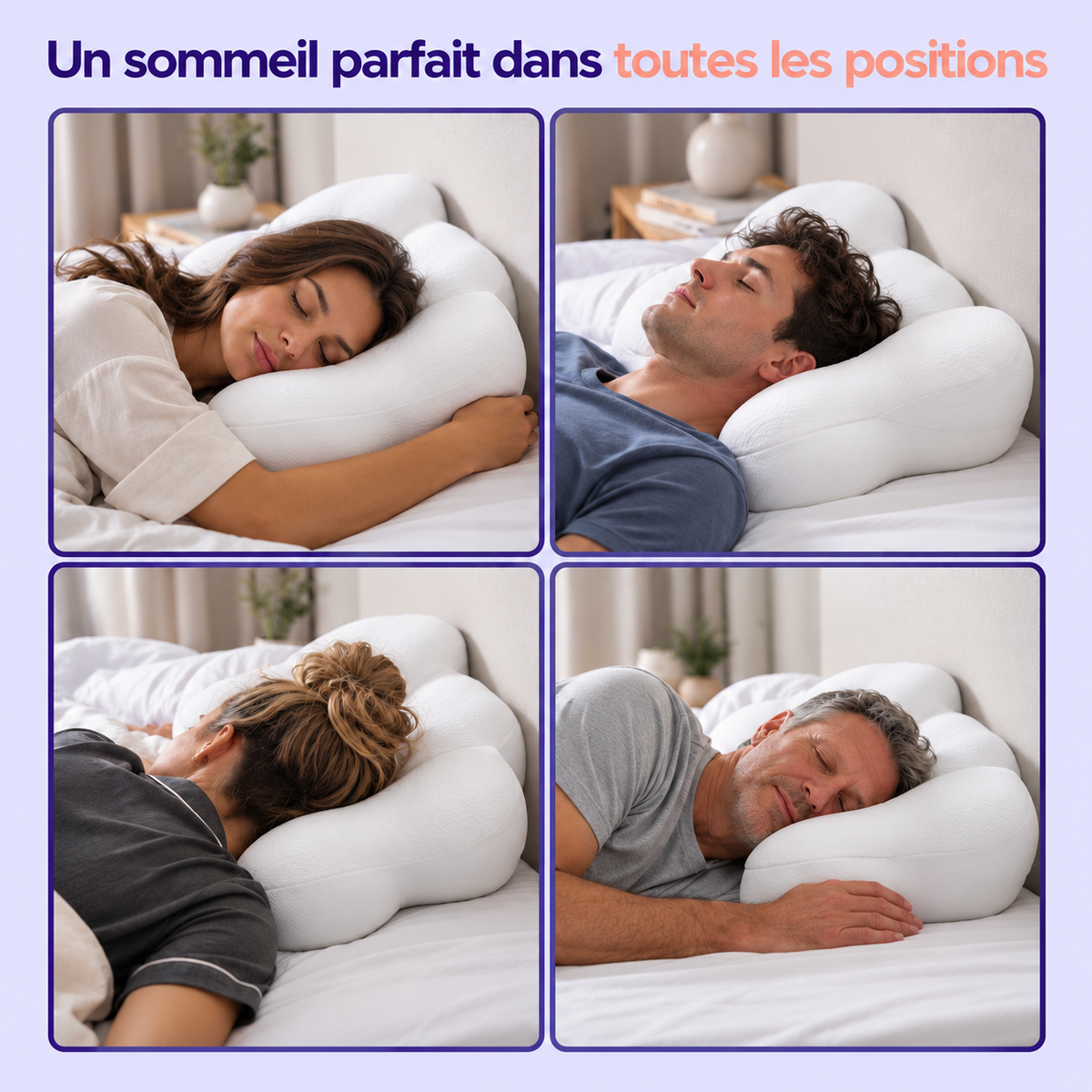 CloudSleep™ – Oreiller Ergonomique